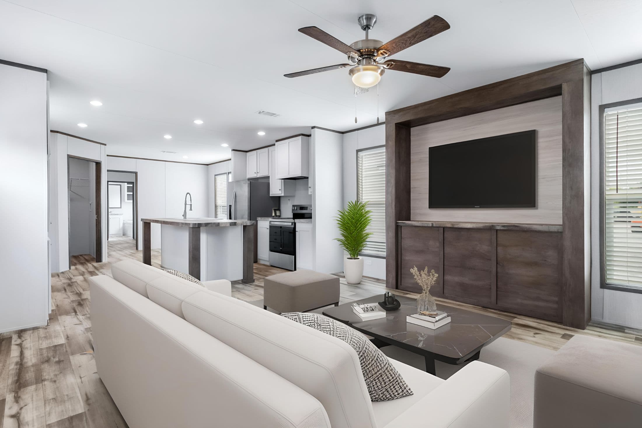 The cypress  interior home features