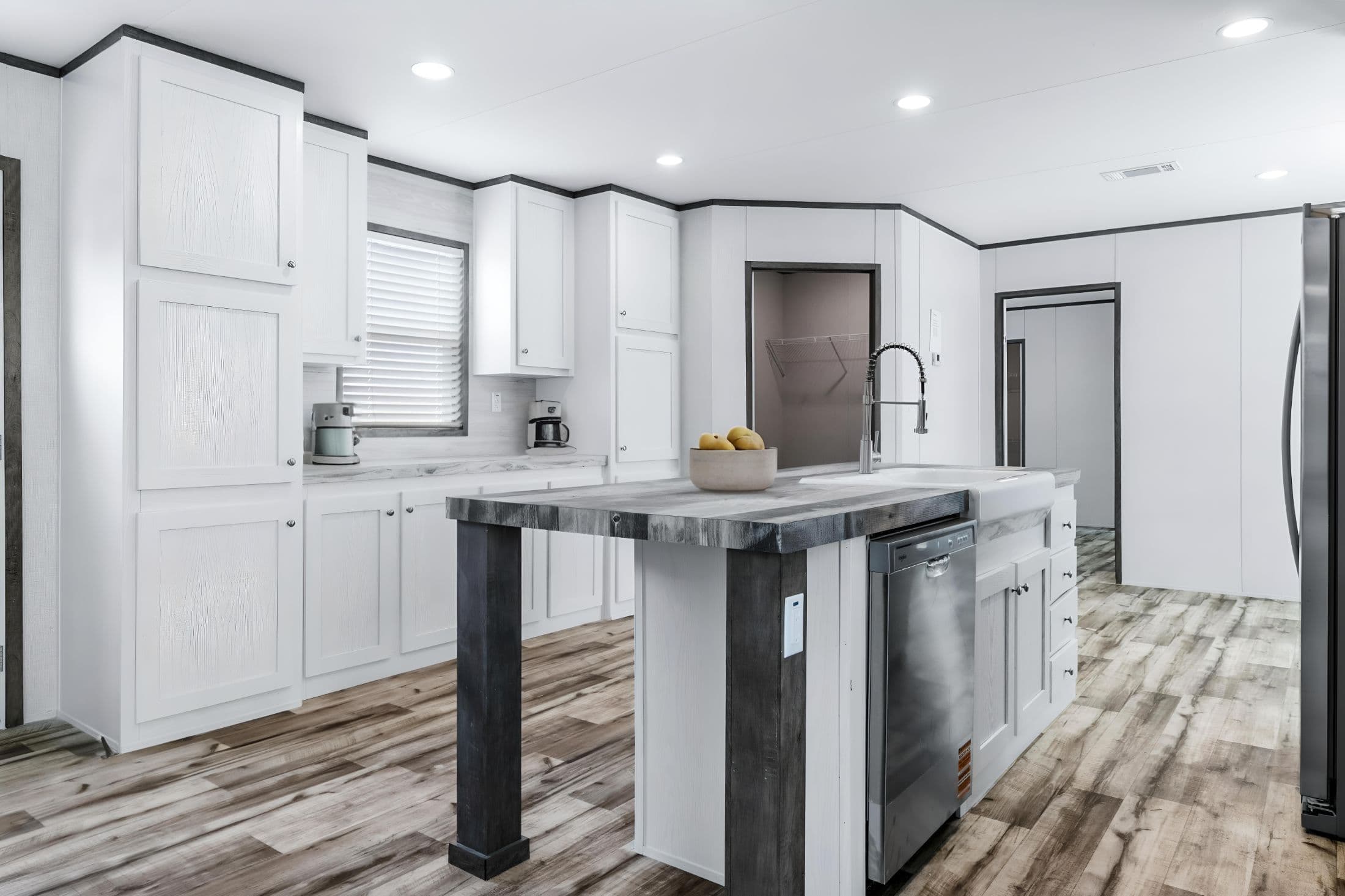 The cypress  kitchen home features