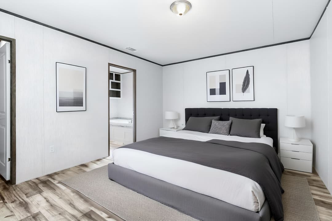 The cypress  bedroom home features