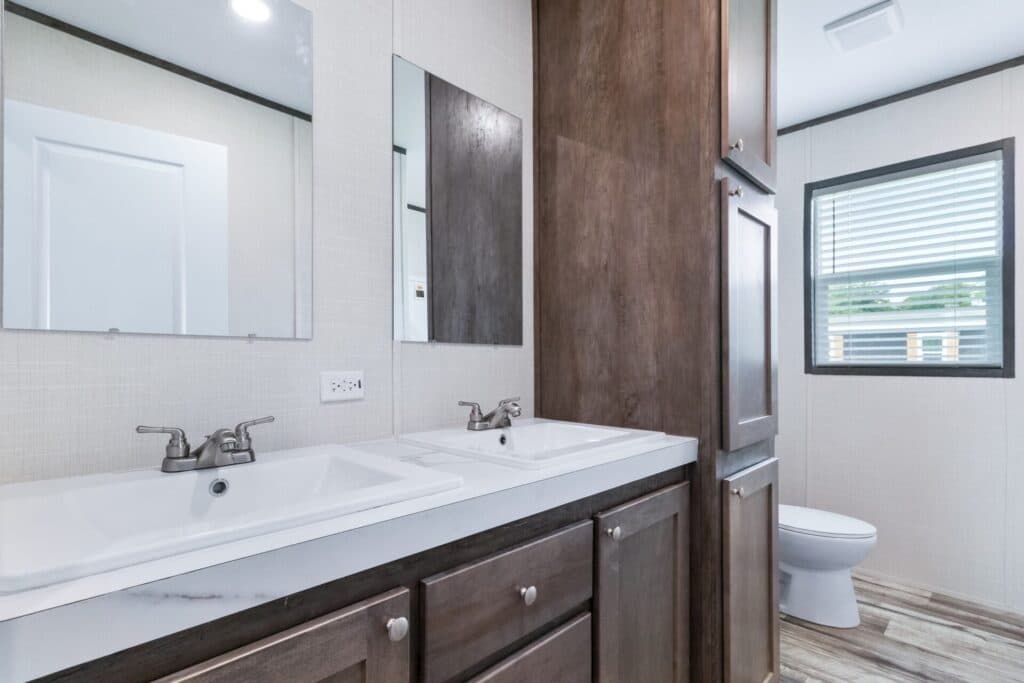 The palmer bathroom home features
