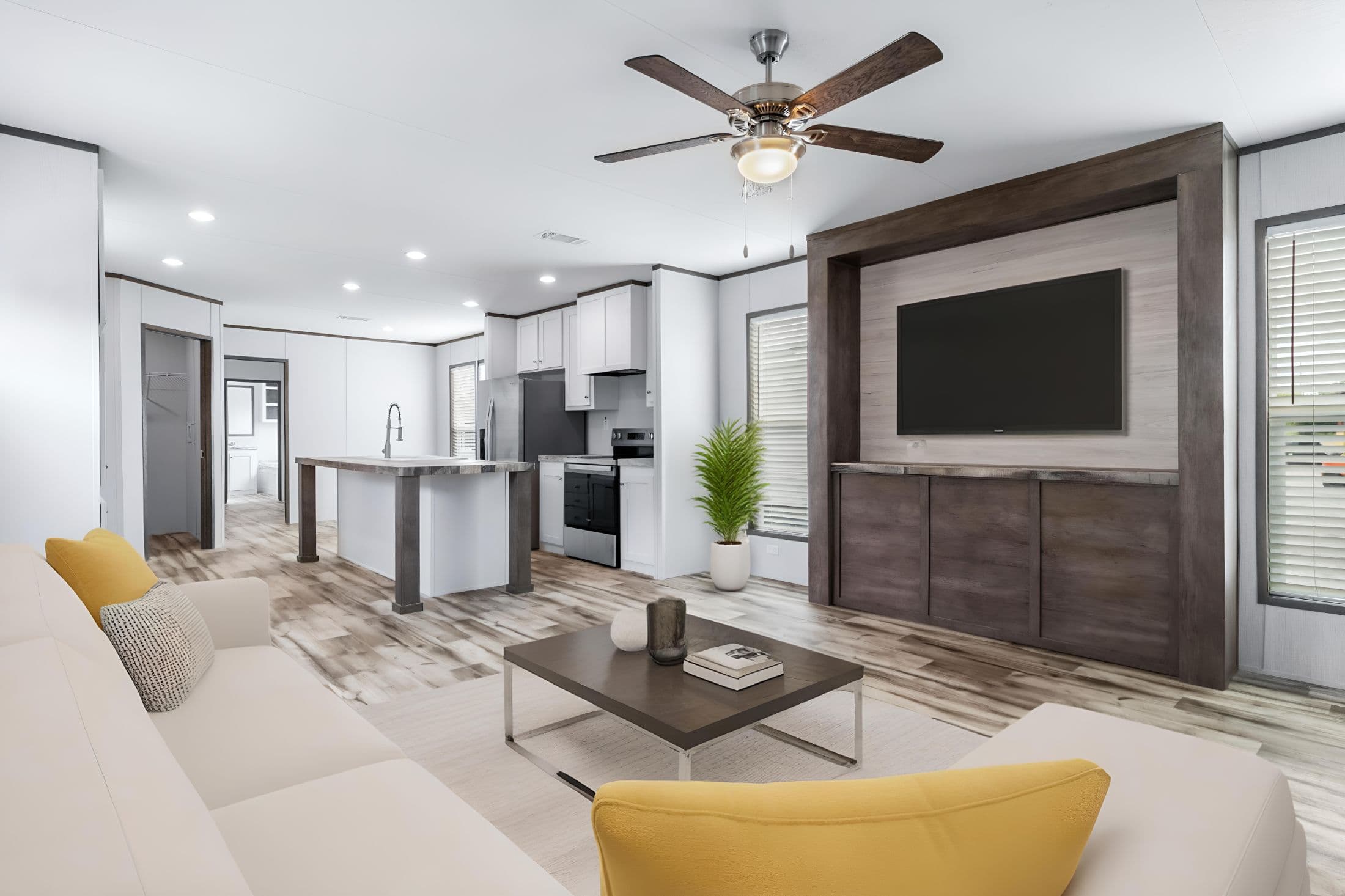 The cypress  interior home features