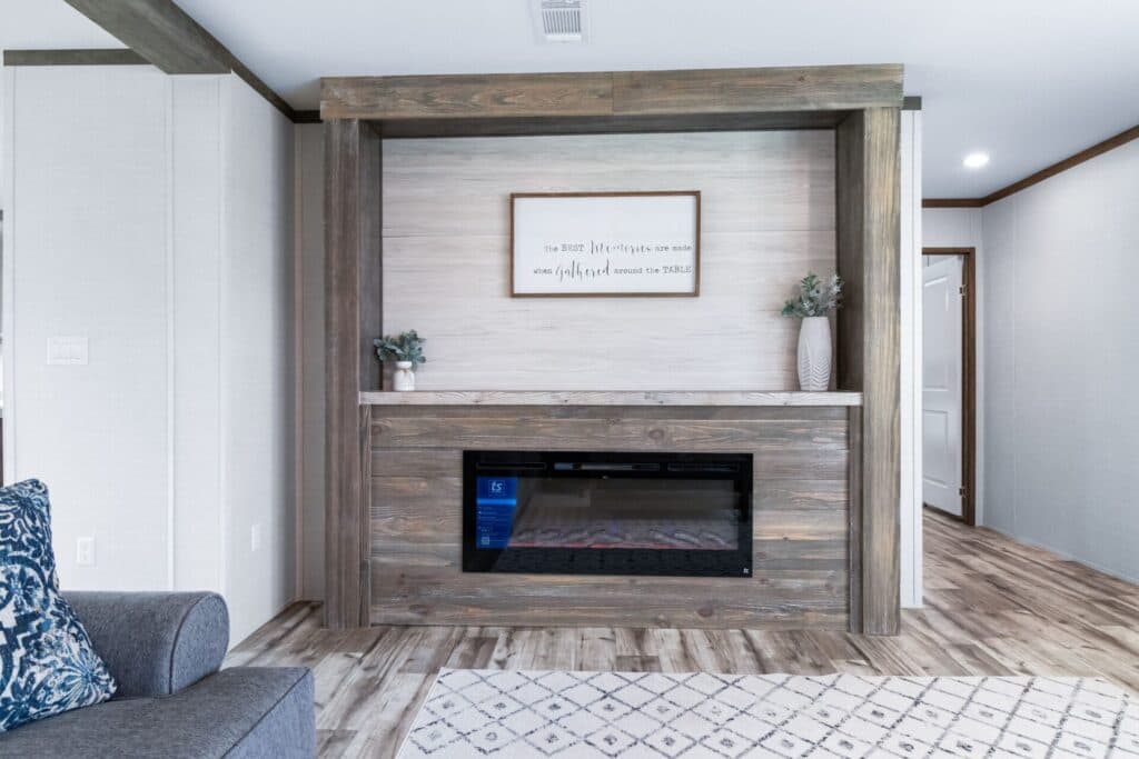 The palmer interior home features