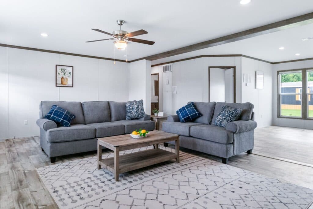 The palmer interior home features