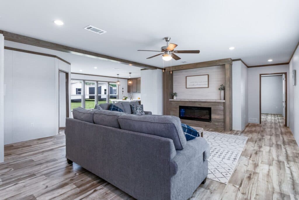 The palmer interior home features