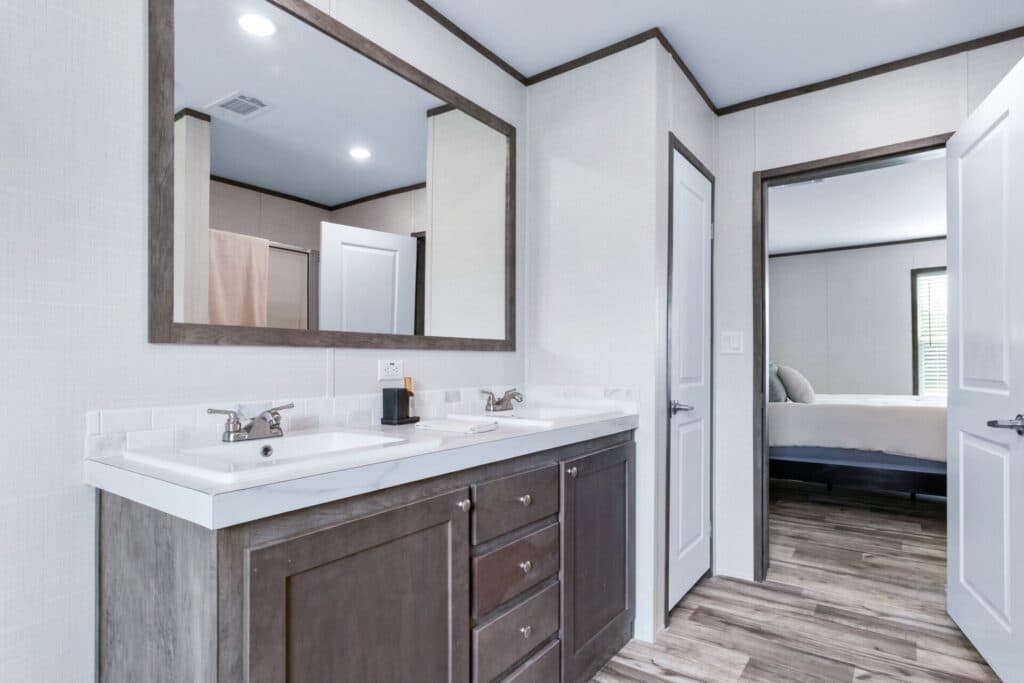 The palmer bathroom home features
