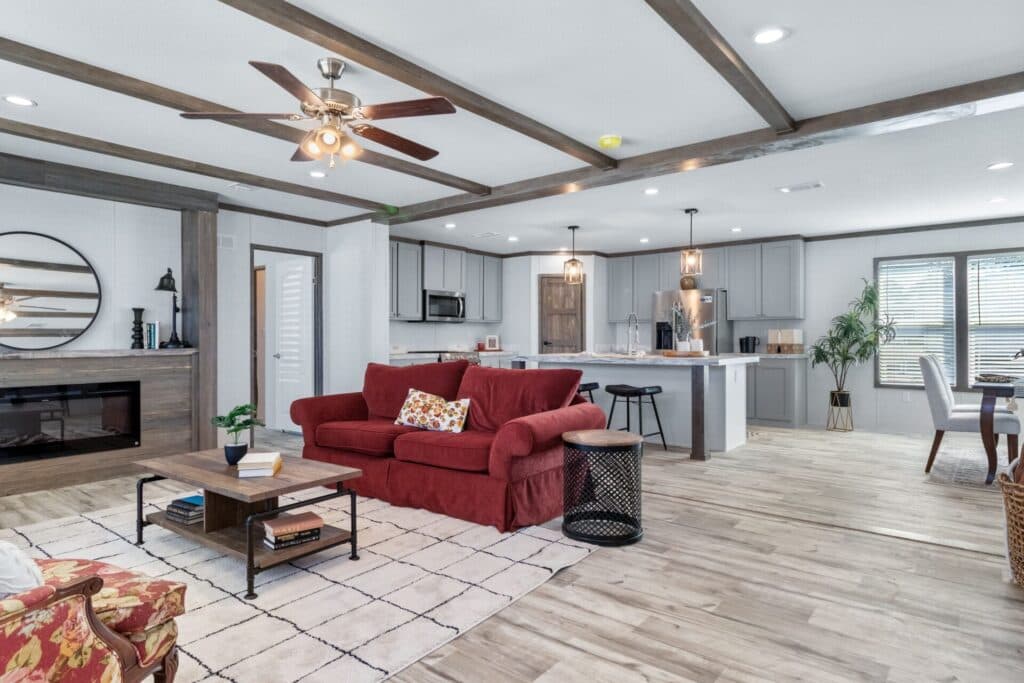 The hogan interior home features